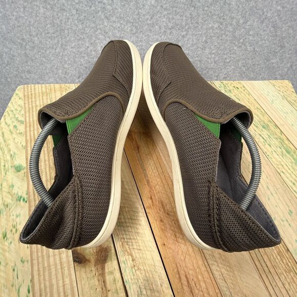 Olukai Nohea Mesh Loafers Mens Sz 9 Mustang Lime Peel Brown Slip On Casual Shoes main image 8